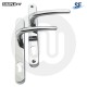 Simplefit Budget Inline Lever/Lever 92PZ/92PZ Door Handle - Medium Cover (241BP/211CRS) Simplefit Budget Inline Lever/Lever 92PZ/92PZ Door Handle - Medium Cover (241BP/211CRS)