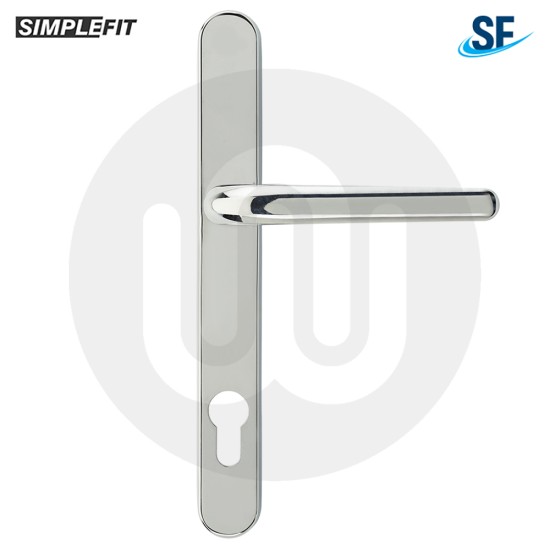Simplefit Decorative Inline Lever/Lever 92PZ/92PZ Door Handle - Medium Cover (241BP/211CRS) Simplefit Decorative Inline Lever/Lever 92PZ/92PZ Door Handle - Medium Cover (241BP/211CRS)