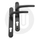 Simplefit Decorative Inline Lever/Lever 92PZ/92PZ Door Handle - Medium Cover (241BP/211CRS) Simplefit Decorative Inline Lever/Lever 92PZ/92PZ Door Handle - Medium Cover (241BP/211CRS)