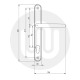 Simplefit Decorative Inline Lever/Lever 92PZ/92PZ Door Handle - Medium Cover (241BP/211CRS) Simplefit Decorative Inline Lever/Lever 92PZ/92PZ Door Handle - Medium Cover (241BP/211CRS)