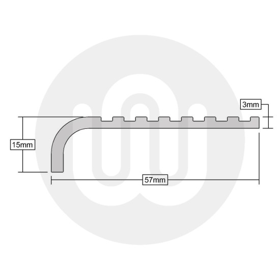 Stormguard 04CP394 Anti Slip Stair Step Treadplate