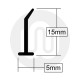 Stormguard 21CP375 Trimline 20 Rubber Seal Replacement - 1 Metre Stormguard 21CP375 Trimline 20 Rubber Seal Replacement - 1 Metre