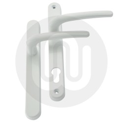 Simplefit Budget Dummy Inline Lever/Lever 92PZ/92PZ Door Handle - Medium Cover (241BP/211CRS)