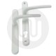 Simplefit Budget Dummy Inline Lever/Lever 92PZ/92PZ Door Handle - Medium Cover (241BP/211CRS)