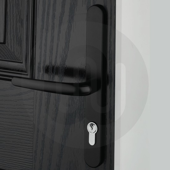 Simplefit Budget Offset Lever/Lever 92PZ/62PZ Door Handle - Medium Cover (241BP/211CRS) Simplefit Budget Offset Lever/Lever 92PZ/62PZ Door Handle - Medium Cover (241BP/211CRS)
