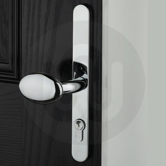 Simplefit Budget Offset Lever/Pad 92PZ/62PZ Door Handle - Medium Cover (241BP/211CRS) Simplefit Budget Offset Lever/Pad 92PZ/62PZ Door Handle - Medium Cover (241BP/211CRS)