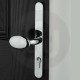 Simplefit Budget Offset Lever/Pad 92PZ/62PZ Door Handle - Medium Cover (241BP/211CRS) Simplefit Budget Offset Lever/Pad 92PZ/62PZ Door Handle - Medium Cover (241BP/211CRS)