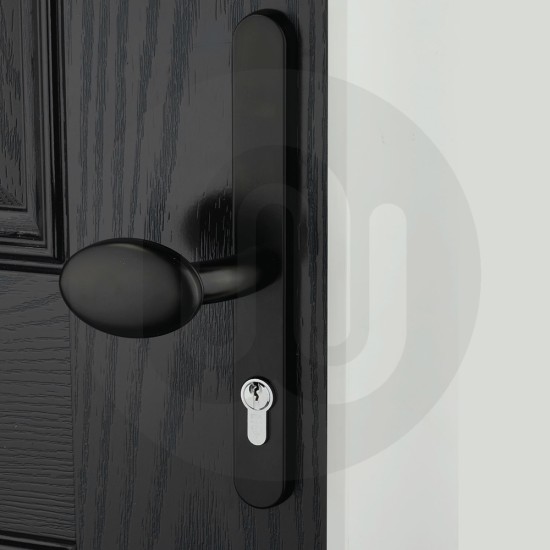 Simplefit Budget Offset Lever/Pad 92PZ/62PZ Door Handle - Medium Cover (241BP/211CRS) Simplefit Budget Offset Lever/Pad 92PZ/62PZ Door Handle - Medium Cover (241BP/211CRS)