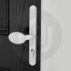 Simplefit Budget Offset Lever/Pad 92PZ/62PZ Door Handle - Medium Cover (241BP/211CRS) Simplefit Budget Offset Lever/Pad 92PZ/62PZ Door Handle - Medium Cover (241BP/211CRS)
