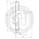 Simplefit Budget Offset Lever/Pad 92PZ/62PZ Door Handle - Medium Cover (241BP/211CRS) Simplefit Budget Offset Lever/Pad 92PZ/62PZ Door Handle - Medium Cover (241BP/211CRS)