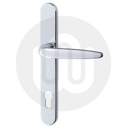 Trojan Sparta Sprung Inline Lever/Lever 92PZ/92PZ Door Handle - Medium Cover (245BP/210CRS)