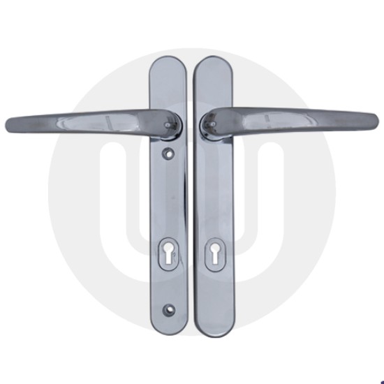 Era Ikon Classic Vectis Sprung Inline Lever/Lever 92PZ/92PZ Door Handle - Standard Cover (221BP/122CRS)