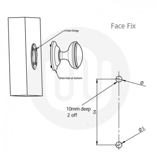 Heritage Decorative Round Door Knob