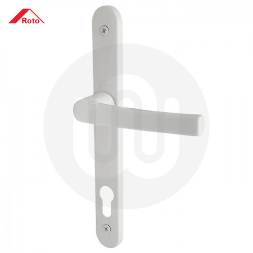 Upvc Maniglia Per Porta 200 Mm Fissaggio A Vite 2 Fori Fissaggio 92pz