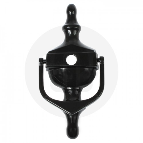 Simplefit Face Fix Urn Door Knocker With Hole For Door Viewer Large