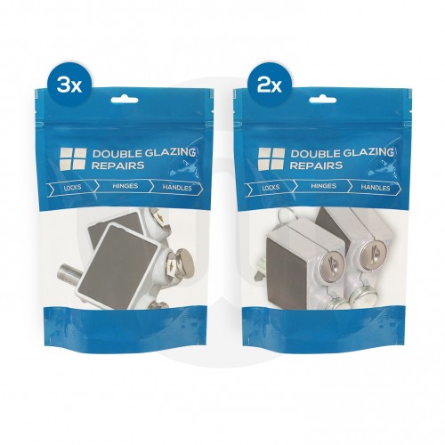 5x Pairs Of Keyed Alike Patio Door Locks