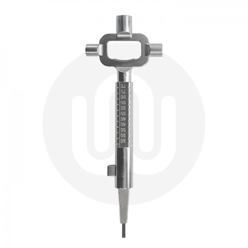 Serplex Contour Gauge for Flooring and Woodworking with 10 in Dual-Sided Scales | Metal Lock