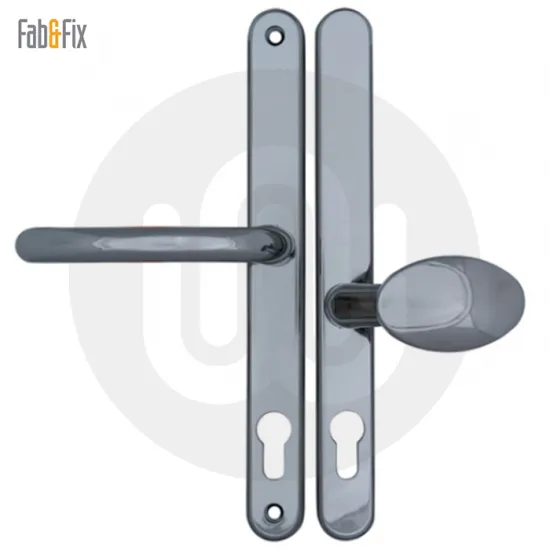 Simplefit by Fab & Fix Sprung Offset Lever/Pad 92PZ/62PZ Door Handle - Large Cover (270BP/240CRS)