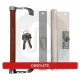 Keyed Mortice-Series Patio Handle