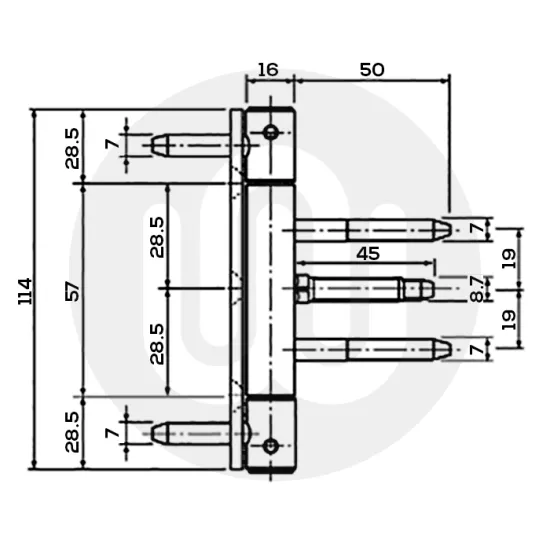 SFS Dynamic 2D Hinge