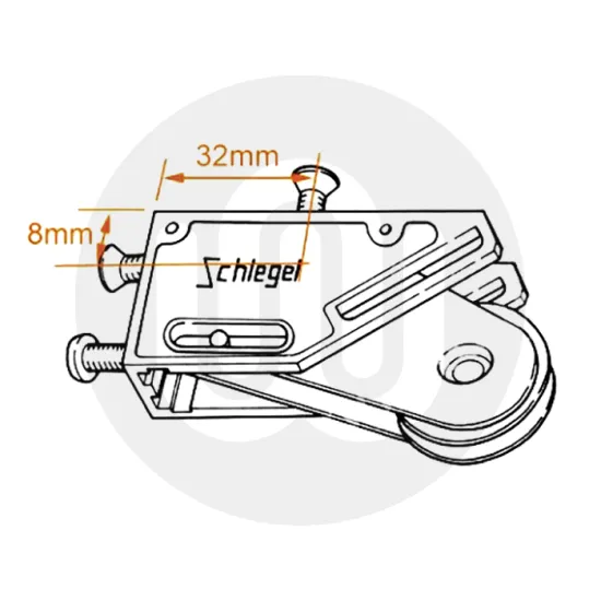Black Plastic Single Wheel Patio Rollers - Sold and Priced in Pairs