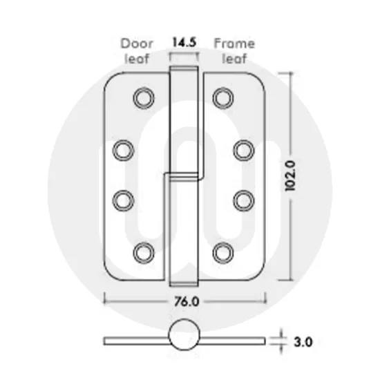 Grade 11 Lift Off Hinge