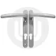 Simplefit by Fab & Fix Windsor Sprung Inline Lever/Lever 92PZ/92PZ Door Handle - Standard Cover (206BP/122CRS)