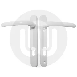 Simplefit by Fab & Fix Windsor Sprung Inline Lever/Lever 92PZ/92PZ Door Handle - Standard Cover (206BP/122CRS)