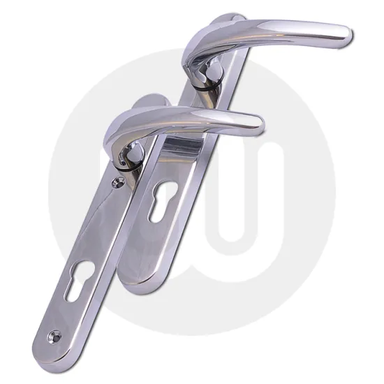 Simplefit by Fab & Fix Windsor Sprung Inline Lever/Lever 92PZ/92PZ Door Handle - Standard Cover (206BP/122CRS)