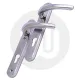 Simplefit by Fab & Fix Windsor Sprung Inline Lever/Lever 92PZ/92PZ Door Handle - Standard Cover (206BP/122CRS)