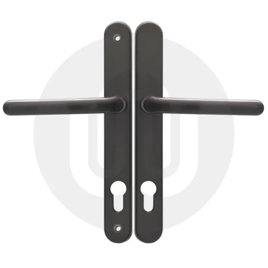 Simplefit by Fab & Fix Balmoral Inline Lever/Lever 92PZ/92PZ Door Handle - Medium Cover (243BP/211CRS)