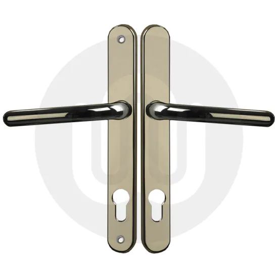 Simplefit by Fab & Fix Balmoral Inline Lever/Lever 92PZ/92PZ Door Handle - Medium Cover (243BP/211CRS)