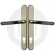 Simplefit by Fab & Fix Balmoral Inline Lever/Lever 92PZ/92PZ Door Handle - Medium Cover (243BP/211CRS)