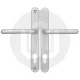 Simplefit by Fab & Fix Balmoral Inline Lever/Lever 92PZ/92PZ Door Handle - Medium Cover (243BP/211CRS)