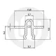 13.8mm Snap In Patio Track