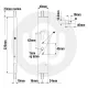 Debar Bi Folding Door Lock Old Style