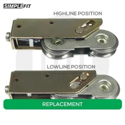 Monarch Patio Rollers