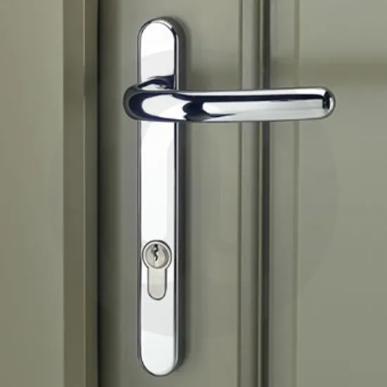 Simplefit by Fab & Fix Sprung 92PZ Door Handle Blanks with Blind Plate - Short Cover (206BP/122CRS)