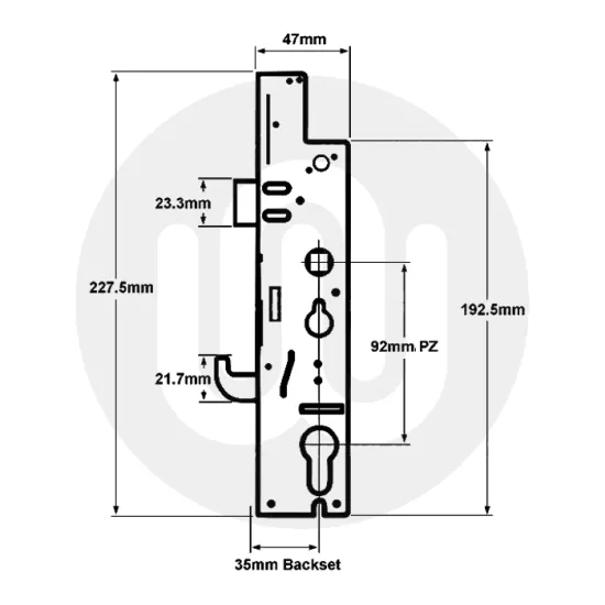 Fullex XL Centre Case - Single Spindle