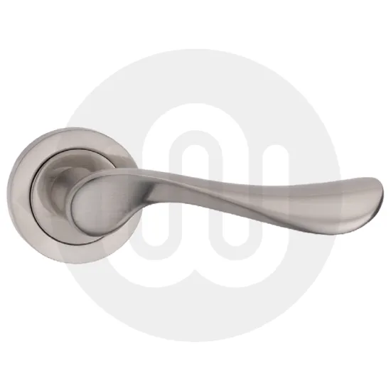Wave Lever Handle on Rose Wave Lever Handle on Rose