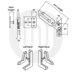 Locking Hook & Stub Restrictor