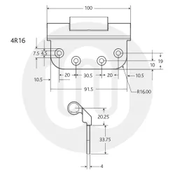 Fab & Fix Haven Intelligent Strength Composite Door Hinge (Pack of 3)