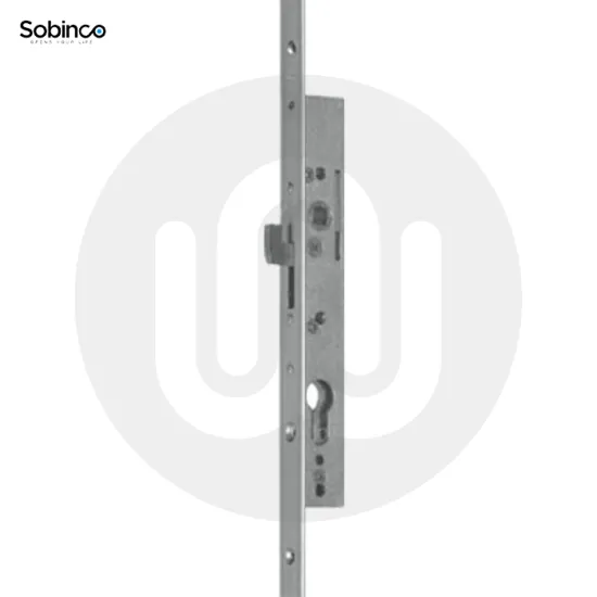 Sobinco Pentalock 6774 Patio Door Lock - Flat Faceplate Sobinco Pentalock 6774 Patio Door Lock - Flat Faceplate