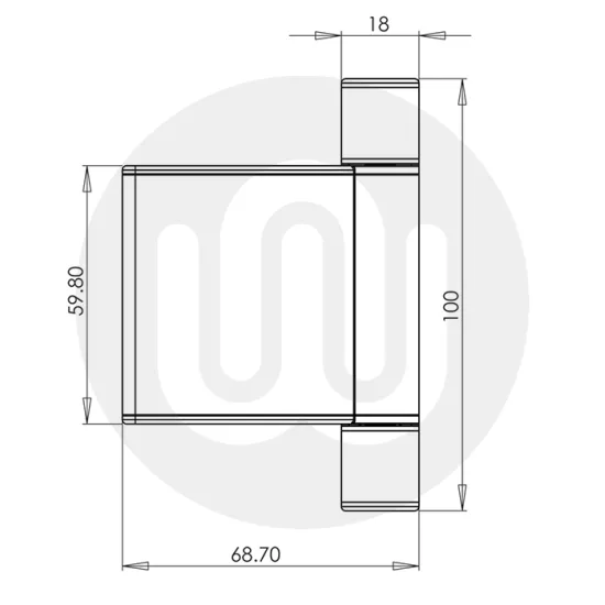 Trojan Trillion T Flag Hinge