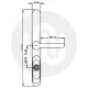 ERA Lockguard Security Door Handle 68-92mm