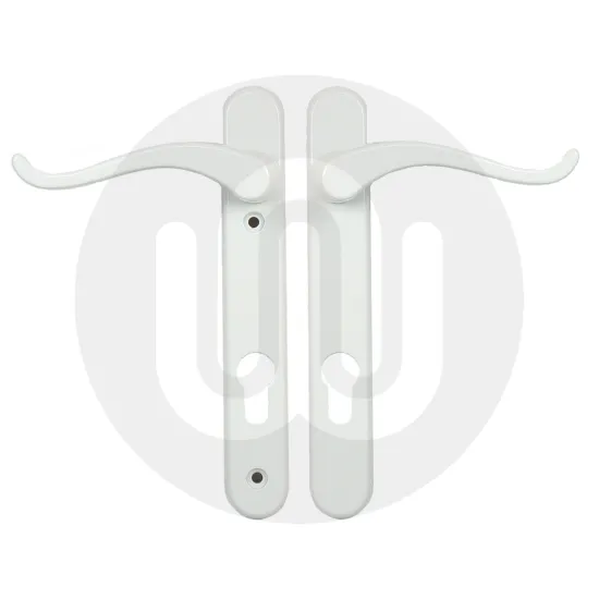Simplefit by Fab & Fix Windsor Swan Neck Door Handle - Standard Cover (210BP/122CRS)