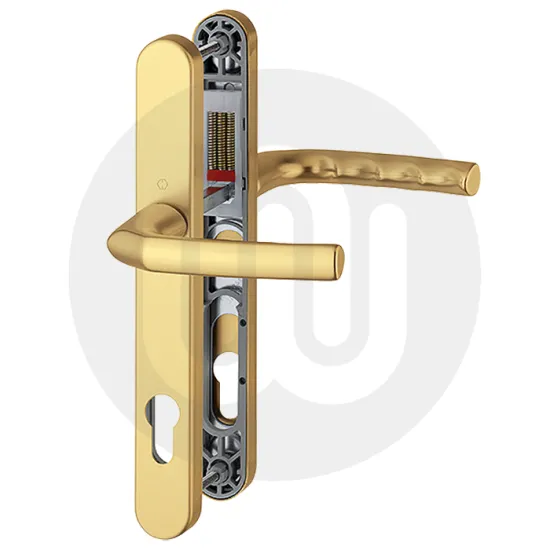 Hoppe Birmingham Inline Lever/Lever 92PZ/92PZ Door Handle - Medium Cover (242BP/215CRS) Hoppe Birmingham Inline Lever/Lever 92PZ/92PZ Door Handle - Medium Cover (242BP/215CRS)