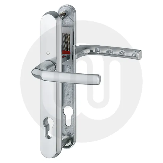 Hoppe Birmingham Inline Lever/Lever 92PZ/92PZ Door Handle - Medium Cover (242BP/215CRS) Hoppe Birmingham Inline Lever/Lever 92PZ/92PZ Door Handle - Medium Cover (242BP/215CRS)