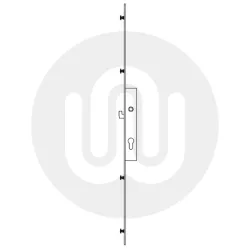 Sobinco Pentalock 6774 Patio Door Lock - URail Faceplate