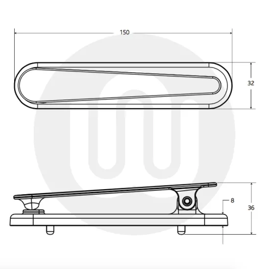 Simplefit Face Fix Contemporary Bar Door Knocker